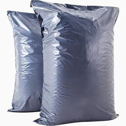 Paxfords Large Postage Bags for Clothes 17x24- Extra Strong Packing Bags for Posting - Strong Self-Seal Packaging Postal Bags - Grey Recyclable Mailing and Shipping Mailers (5)