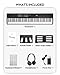 STRICH 88 Keys Weighted Keyboard with Sustain Pedal, Hammer-Action Digital Piano, 2x15W Built-In Speakers, Full-size Electric Piano Keyboard Supports USB-MIDI/Wireless Connect, SDP-120