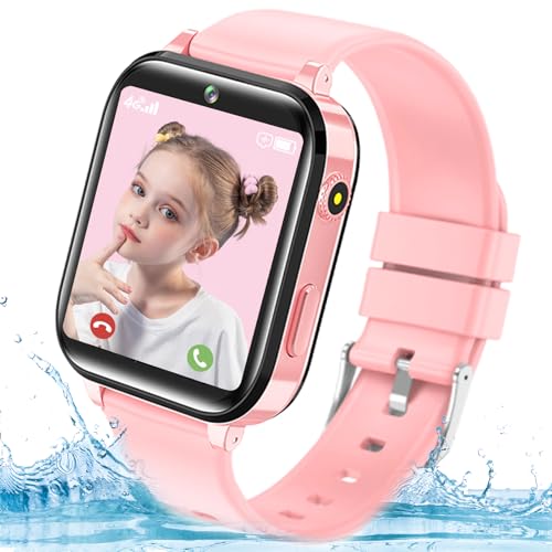 Kids Smart Watch for Girls Boys, Smart Watch for Kids, GPS Tracker for Kids, Kids Watch with GPS/Video Call/SOS/Camera, Girls Watch/Boys Watch, Birthday/Christmas/Promotion Gifts for Boys and Girls