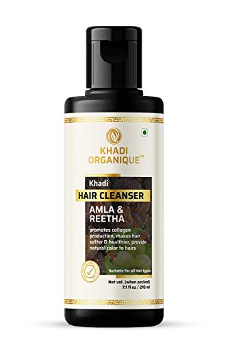 Image of Khadi Organique Amla & Reetha Hai Cleanser /Shampoo - 210 ml (Pack of 1)