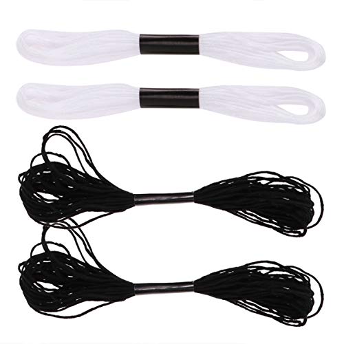 EXCEART 100 Rolos de Fio Bordado Ponto Cruz Fio Amizade Pulseiras Artesanato Fio Costura Diy Fazendo