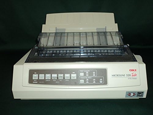 Amazon.com: Okidata Microline 320 Turbo Impacto de 9 pines Impresora Modelo  No. d22800 a – Dot Matrix – con 6 cartuchos de impresión, Manual,  controladores de CD, (1) Cable USB y 1 Power Cable. : Productos de Oficina