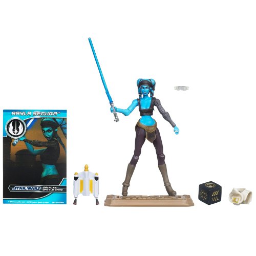 Star Wars Hasbro 2012 Clone Wars Basic Figure Ira Secura 2012 The Clone Wars Action Figure CW14 Aayla Secura [Parallel Import] (Japan Import)