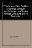 Editions littéraires et linguistique de l'université de Grenoble