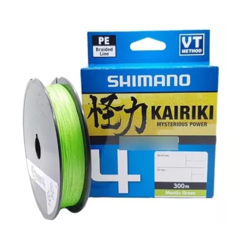 Shimano Kairiki 8 300 Mt 0.13 Mm 10 Lb Green - Fils Tressés Pour La
