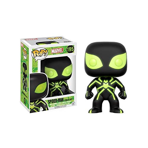 Funko Figurine Marvel Spider-Man Stealth Brilla En La Oscuridad Exclu Pop 10Cm