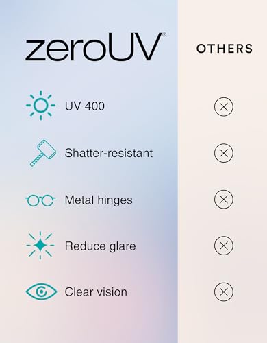 Image of zeroUV - Classic Colored Mirror Lens Square Horn Rimmed Sunglasses for Men Women