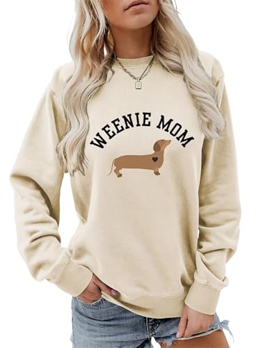 Dog Mom Sweatshirt Women Funny Gift for Dog Lover