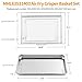 LRAL302S Air Fryer Basket and Tray Replacement for LG Oven Parts, 304 Stainless Steel LRAL303S Air Fry Tray for LG Stove Parts Air Fry Crisper Basket LG Oven Air Fryer Rack 1 Pack