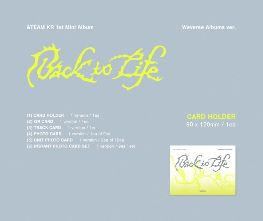 Amazon.co.jp: [ Weverse Albums ver. ] &TEAM - KR 1st Mini Album