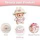 Hurifeng Puppenkleidung – Mini-Outfit für 17 cm Plüschpuppen, niedliches DIY-Zubehör, ideal für Dekoration und Geschenk
