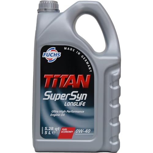 FUCHS TITAN SUPERSYN LONGLIFE SAE 0W-40 5L tbNX IC A602010773 GWIC