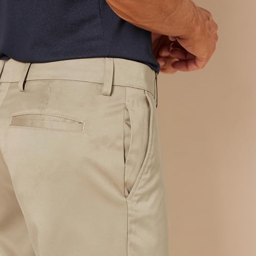 Amazon Essentials Men's Straight-Fit All-Day Stretch Golf Pant, Khaki, 34W x 32L - 2