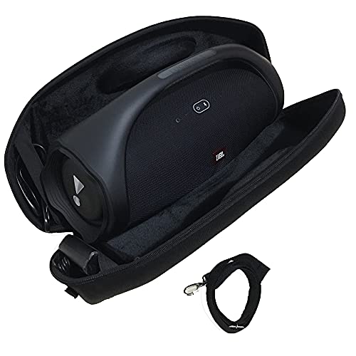 Case Capa Bolsa Protetora Rígida para JBL Boombox 3 e 2 C/Compartimento para Carregador e Cabo