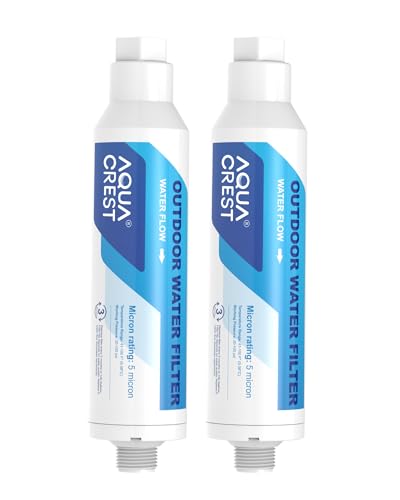 AQUACREST Inline Water Filter, Dedicated for Car...