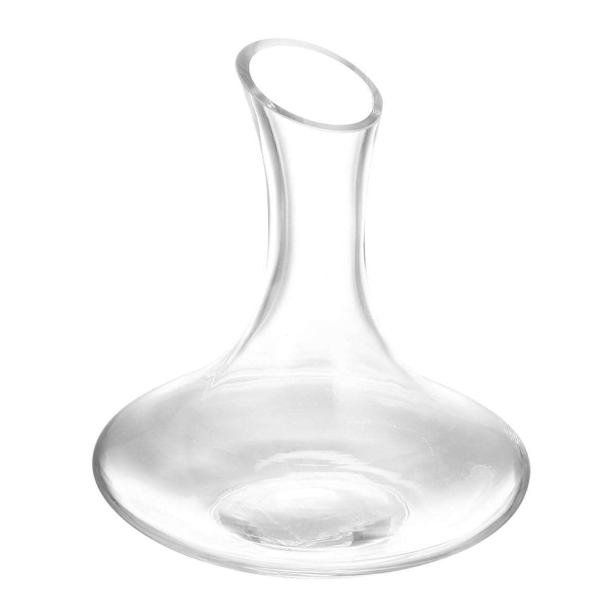 VANZACK Decantador de Vidrio para Bar, Mejora el Gusto del Vino y Adorno Elegante, 1 Pieza para Servir y Disfrutar en Casa