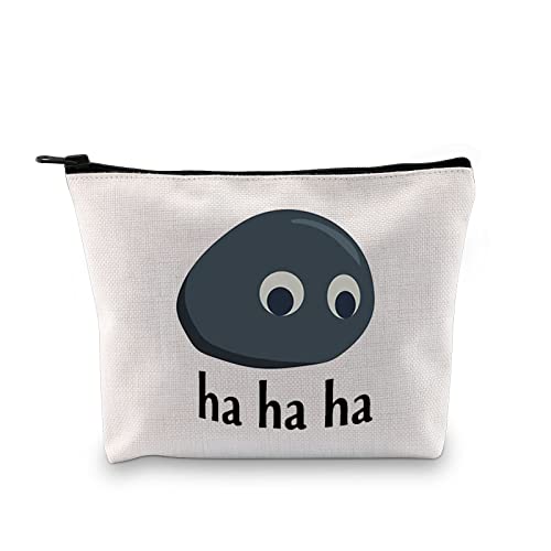 Sci-Fi Movie Merch Gift EEAAO Gift Just Be a Rock Gift Hilarious Gift Ha Ha Ha Zipper Pouch Googly Eyes Rock Gift Cosmetic Bag (Ha Ha Bag EU)