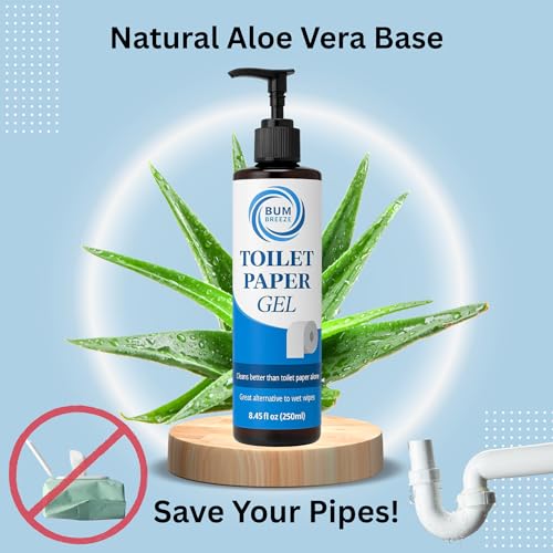 toilet paper gel  3 month size  a cleaner way to wipe  wet wipe alternative amp flush safe  toilet paper foam spray or lotion substitute for wiping  845oz