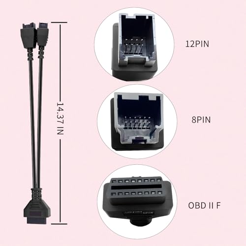 Cable 12+8 FCA para solucionar bloqueo diagnosis Chrysler 3