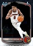 2025-26 Bowman Chrome Prospects #BCP-12 Mikel Brown Jr. Louisville Official Basketball Card in Raw (NM or Better) Condition