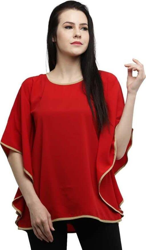 Plus Size Poncho for Casual, Office-image-8