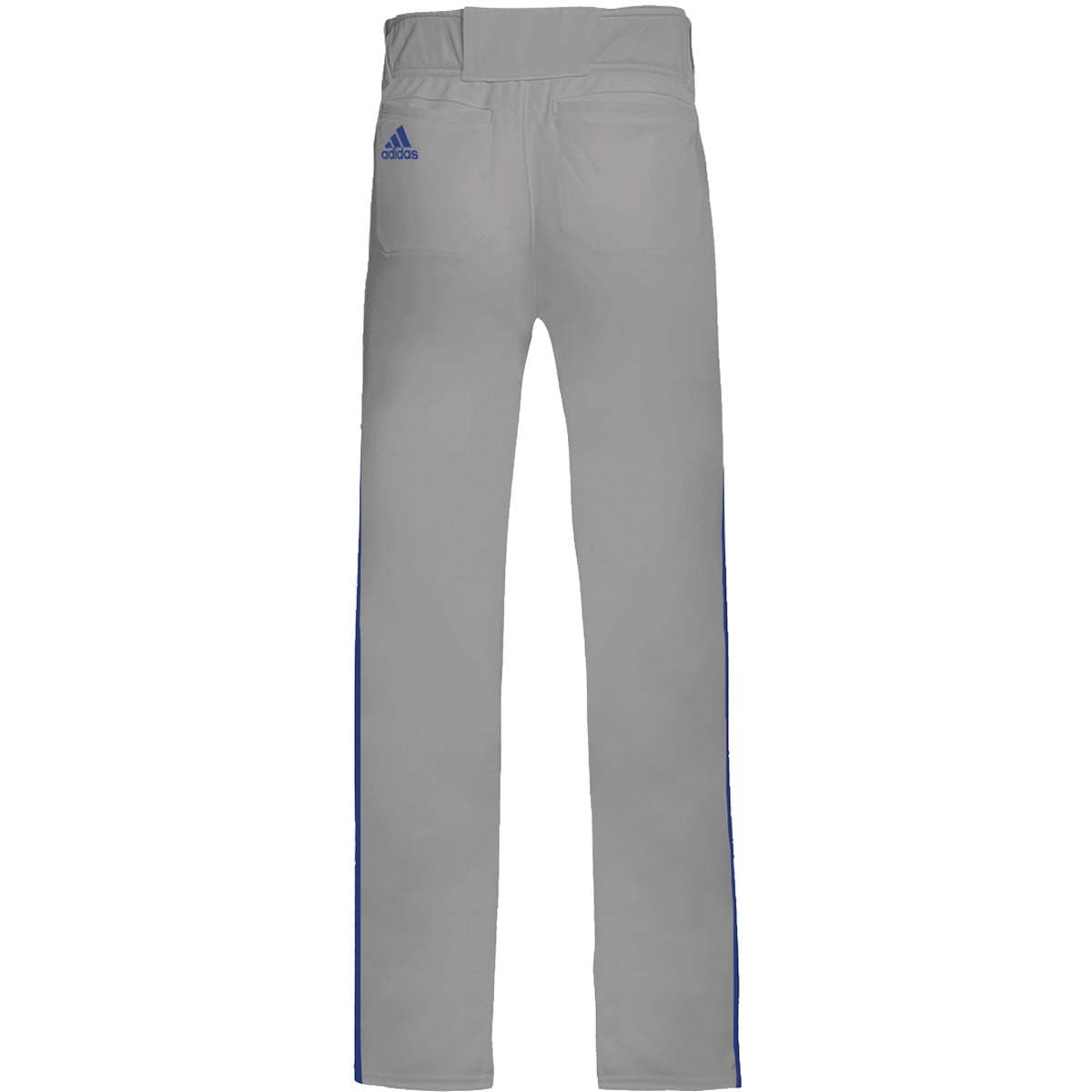 adidas Youth Icon Pro Piped Open Hemmed Baseball Pants MD Gray | Royal