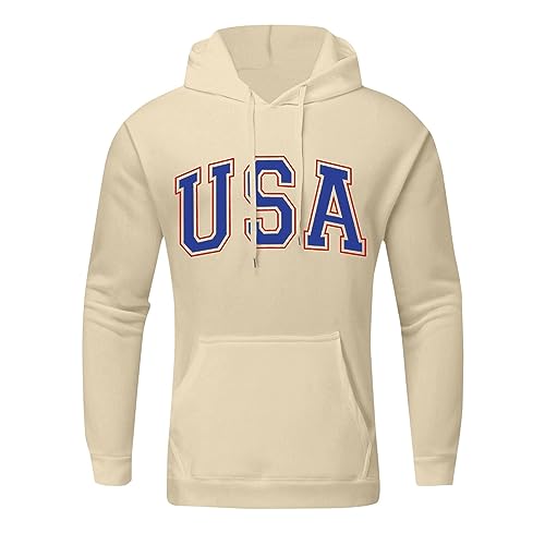 ADHOWBEW Men Hoodies Y2k Outfits Long Sleeve Fall Casual Oversized Drawstring Fashion Oversized Sweatshirt3