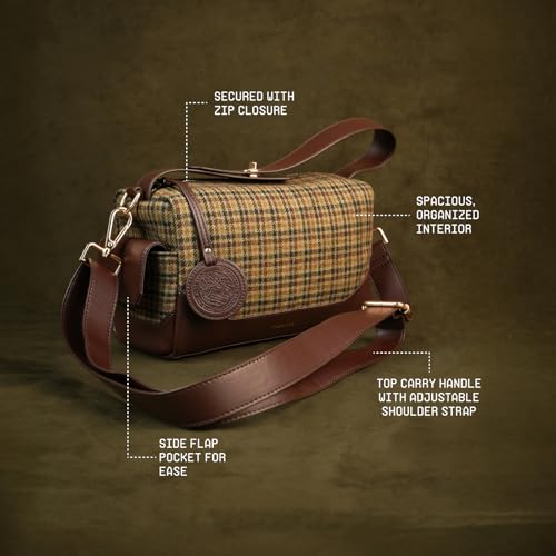Image of Theater Bonbon Crossbody Duffle Bag for Women Structured Shoulder Handbag with Adjustable and Detachable Strap