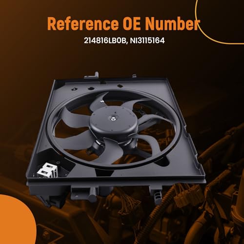Image of maXpeedingrods AC Radiator Cooling Fan Assembly for Nissan Sentra 2.0L L4 Engine 2020-2024, 214816LB0B NI3115164