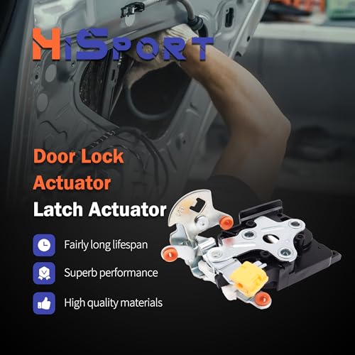 Image of HiSport Door Latch Assembly LH Left Driver Front 15111447 Replacement for Buick Cadillac Chevy GMC Sonoma S10 Pickup Caprice Deville Roadmaster Cruiser