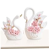 Présentation réfléchie et prête à l'emploi : chaque paire de figurines de cygne est livrée solidement emballée dans une boîte, garantissant qu'elles arrivent en parfait état..Cet ensemble de décoration en forme de cygne est une solution idéale, prête à offrir, pour les pendaisons de crémaillère, les ouvertures de magasins ou comme décoration élégante pour la maison.