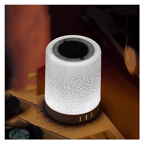 Haut-Parleur avec Petit Caisson de Basses Sans Fil et Lampe de Bureau Connectée