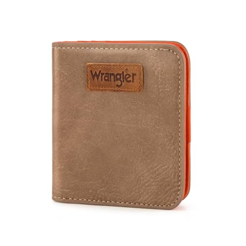 Image of Montana West X Wrangler Small Women's Slim Thin Wallet Card Cases Money Organizer Thin Mini Pocket Wallet with Rfid Lining and A Coin Purse