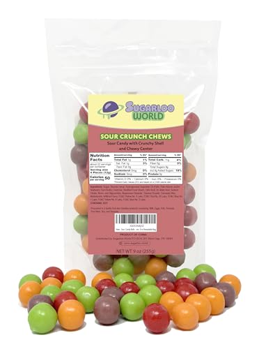 Bolas de Caramelo Agrio con Centro Masticable 9 oz