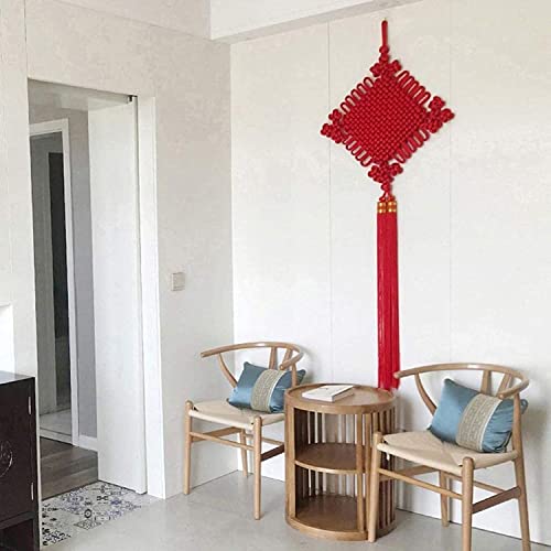Colgante de Palacio de Estilo Chino con Acabado de Nudos de Doble Estructura 5