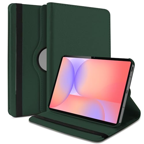 Image of TGK 360 Rotatable Flip Cover for Samsung Galaxy Tab S10 Lite 5G 10.9 inch Case Model SM-X400 /SM-X406B 2025 (Dark Green)