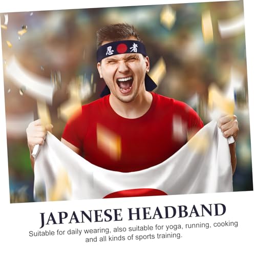 Diadema japonesa de chef SOIMISS pack de 10 cintas transpirables para karate 6