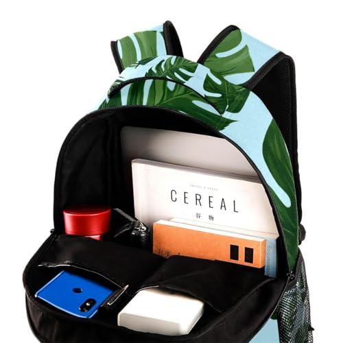 Sac à dos d'école Campus bleu avec porte-bouteille intégré - 4