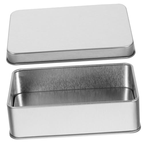 NAMOARLY Il Sample Storage 4 Tinplate Weighing Boxes Lids Round Soil Containers Lab Field Sampling