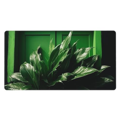 Grand tapis de souris de jeu pour ordinateur portable long tapis clavier avec base antidérapante
