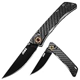 JSWS Camping Folding Knife Folding Tactical Knife Pocket Knifes 3.34