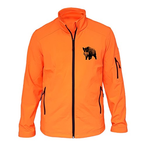 Veste de chasse en softshell contre le froid et le vent lors de la traque