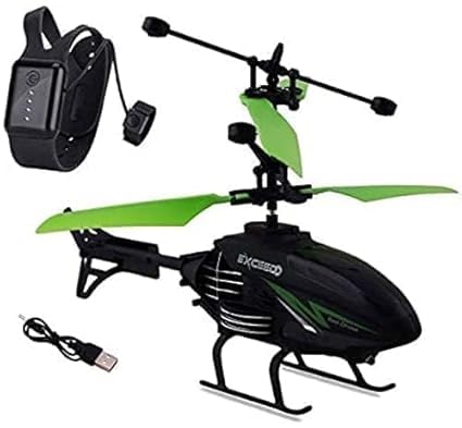 Enchantment ARAA PAVA Outdoor Flying Helicopter with Hand Induction Watch | Electronic Radio RC Remote Control Toy | Charging Helicopter with 3D Light & Safety Sensor for Kids (Multi Color) (B0CR953T1Y) Amazon Price History, Amazon Price Tracker