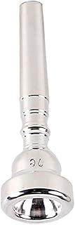 Vaguelly Mouthpiece Altavozes Jazz Trumpet Mouthpiece Trumpet Mouthpiece for High Notes Bullet Shape Mouthpiece 7c Mouthpiece Silver Plated Mouthpiece Small 7c Screamer Trumpet Mouthpiece