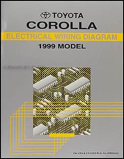 1999 Toyota Corolla Wiring Diagram Manual Original: Toyota, Toyota