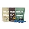 Happy Wax Wanderlust Collection Scented Natural Soy Wax Melts – 6 Total Oz. of Scented Wax Melts, Collection Includes Palo Santo, Desert Torchwood, and Moonshadow