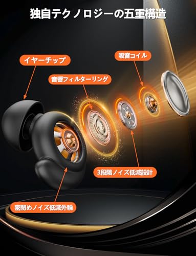 Bigcow 全方位防音 睡眠用耳栓