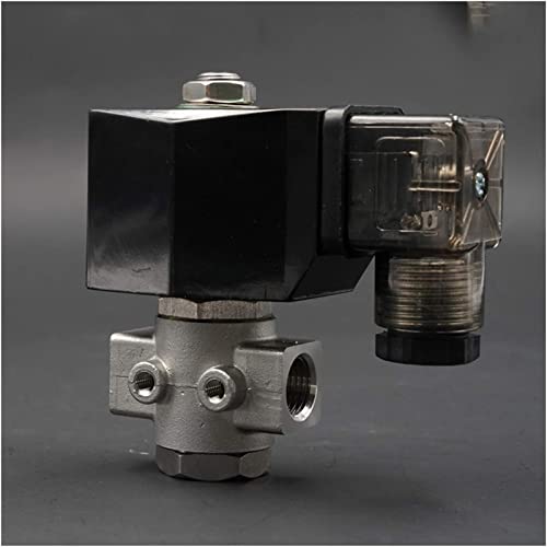 Électrovanne 1/4 direct inox NO résistant à la pression 3bar