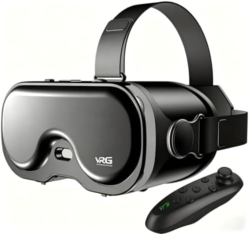 VR Headset for Phone, 3D Family Anti-Blue Eyes Protected HD Lense...