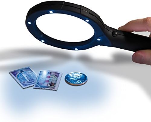 Leuchtturm LED Iluminated Magnifier NEMO Black